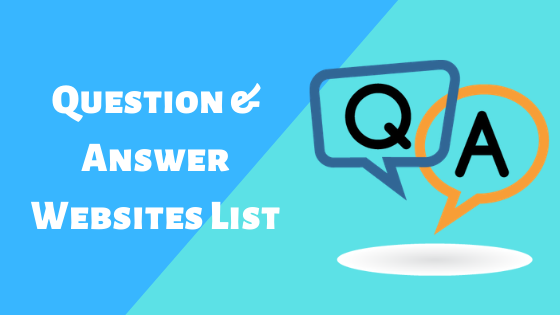 Question & Answer site