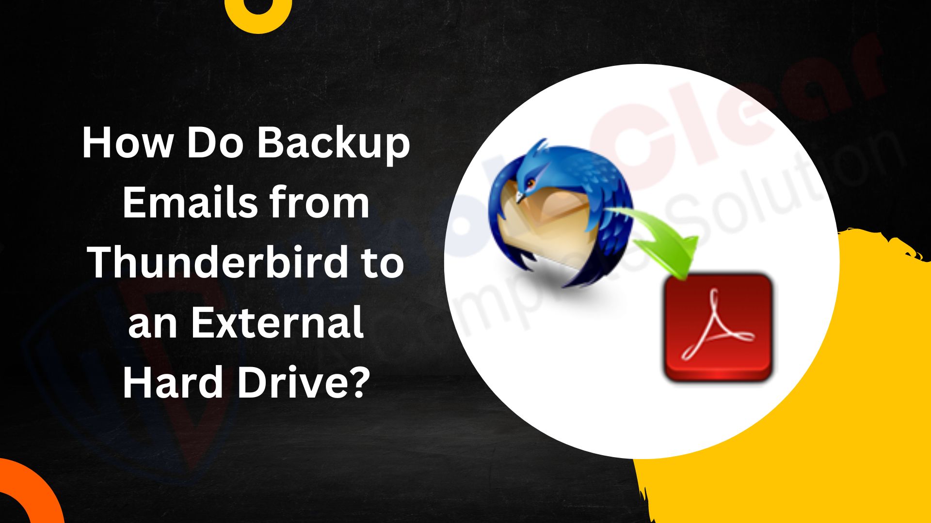 Backup Emails from Thunderbird to an External Hard Drive