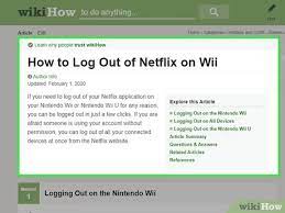 How to Log Off Netflix on Wii: A Step-by-Step Guide 