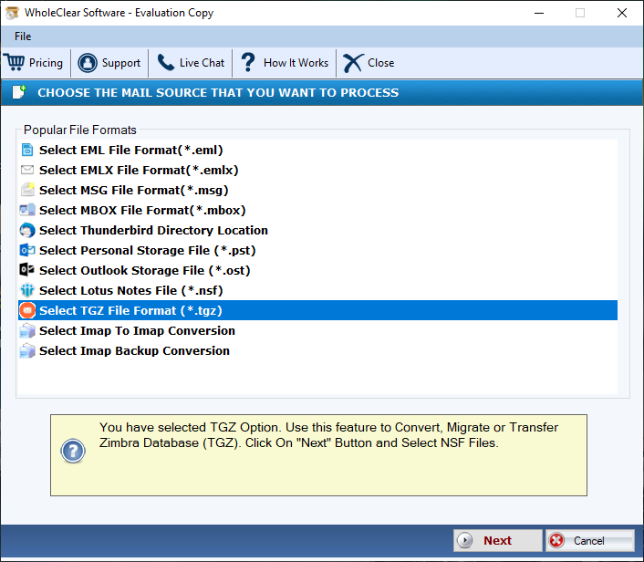 How can I use Zimbra Briefcase in Office 365?