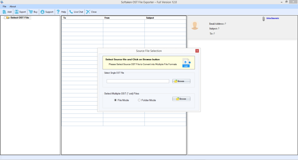 Instant Solution to Export Outlook .ost to .pst file format